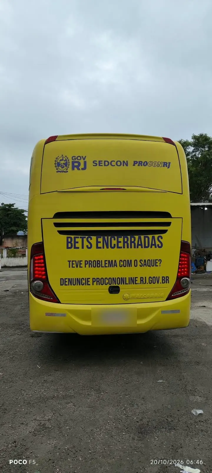Busdoor da campanha Bets Encerradas, Procon RJ